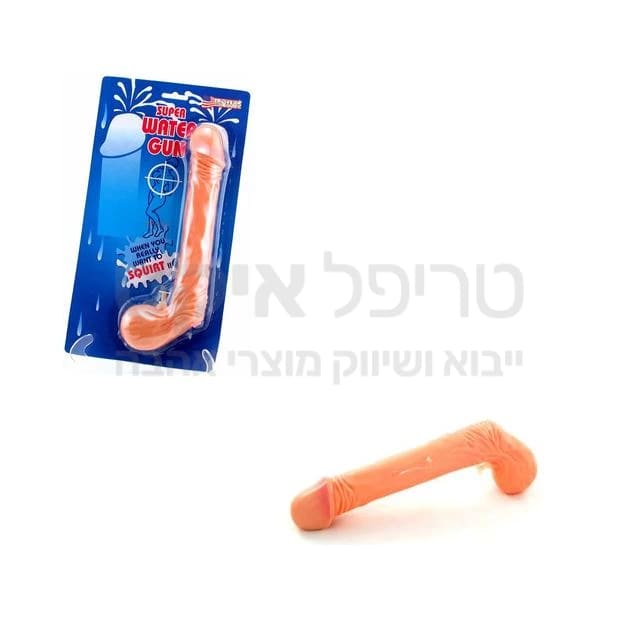 DICKY WATER GUN אקדח מים משעשע בצורת איבר מין זכרי. רק לכוון...